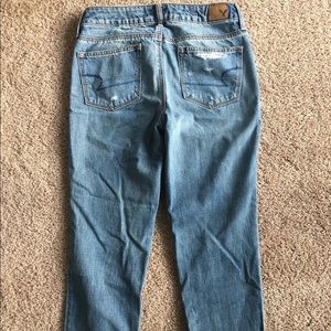 American Eagle distressed boyfriend jeans